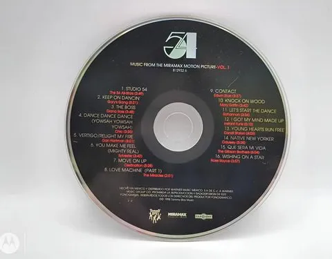 Cd 54 Music From The Miramax Motion Picture Vol 1 Solo Disco