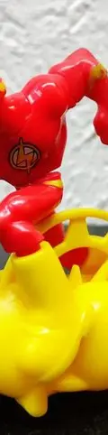 Figura Flash Carro Nube Dc Comics Original 7cm — Coleccionables vintage (foto 2)