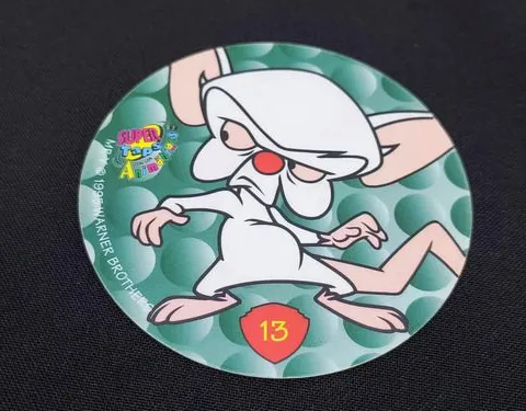 Super Taps Animaniacs #13 Warner Bros 1995 Mega Tazo Retro