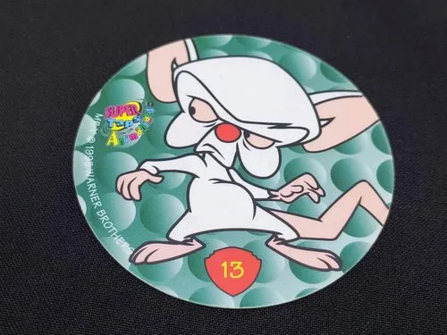 Super Taps Animaniacs #13 Warner Bros 1995 Mega Tazo Retro — Coleccionables vintage, años 90s