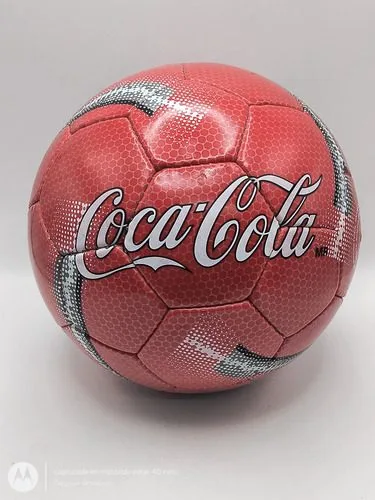 Balón Coca Cola Año 2005 De Colección #5 Hecho En Pakistán Rojo Con Blanco — Coleccionables vintage, años NOW