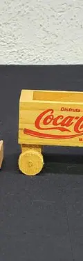 Lote Coca Cola Camiones De Madera 4-pack Varios Tamaños — Coleccionables vintage (foto 3)