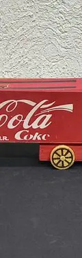 Lote Coca Cola Camiones De Madera 4-pack Varios Tamaños — Coleccionables vintage (foto 8)