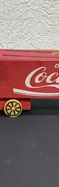 Lote Coca Cola Camiones De Madera 4-pack Varios Tamaños — Coleccionables vintage (foto 7)