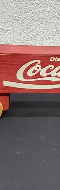 Lote Coca Cola Camiones De Madera 4-pack Varios Tamaños — Coleccionables vintage (foto 6)