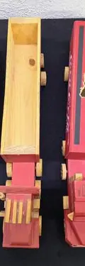 Lote Coca Cola Camiones De Madera 4-pack Varios Tamaños — Coleccionables vintage (foto 10)
