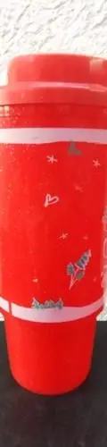 Termo/vaso Coca Cola Navideño Con Tapa Osos Toma Lo Bueno Rojo Osos Navideños — Coleccionables vintage, años NOW (foto 4)