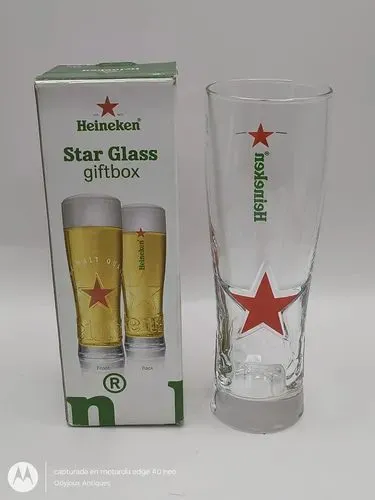 Vaso Star Glass Heineken Giftbox 25cl Trasparente