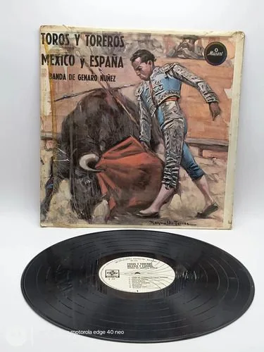 Disco Lp Toros Y Toreros México Y España Genaro Nuñez 1970 Estándar — Audio vintage, años 70s