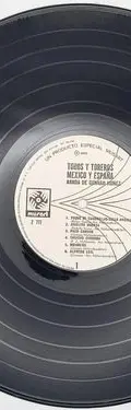 Disco Lp Toros Y Toreros México Y España Genaro Nuñez 1970 Estándar — Audio vintage, años 70s (foto 4)