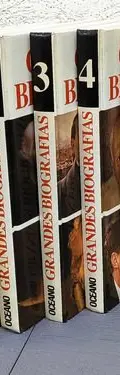 Enciclopedia Grandes Biografías 5 Tomos Oceano 1998 España — Coleccionables vintage, años 90s (foto 2)