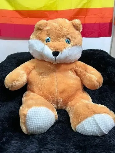 Peluche Grande Zorro Amarillo 55cm Muñelocos Usado — Coleccionables vintage