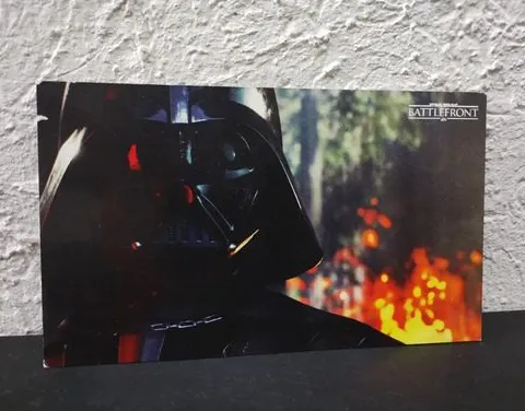 Tarjeta Darth Vader Del Juego Star Wars Battlefront