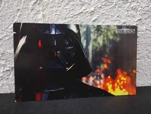 Tarjeta Darth Vader Del Juego Star Wars Battlefront — Coleccionables vintage, años NOW