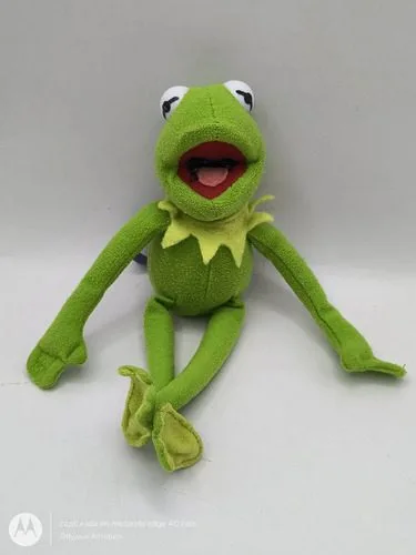 Peluche Rana Rene Classic The Muppets Vintage 90s Kenzo 20cm Verde Lima — Coleccionables vintage, años 90s