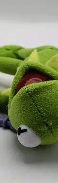 Peluche Rana Rene Classic The Muppets Vintage 90s Kenzo 20cm Verde Lima — Coleccionables vintage, años 90s (foto 5)