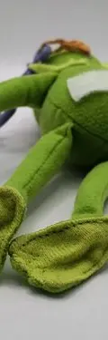 Peluche Rana Rene Classic The Muppets Vintage 90s Kenzo 20cm Verde Lima — Coleccionables vintage, años 90s (foto 9)