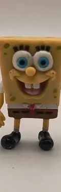 Figura Bob Esponja Retro Pvc/plástico 4cm — Coleccionables vintage