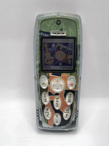 Celular Retro Nokia 3200 Clásico De Colección Telcel Vintage Gris Transparente