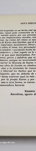 Libro Historia De Karen Ernesto Frers Ed Roca 1977 Barcelona