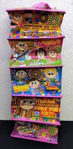 Organizador De Zapatos Para Niña Colgante Distroller 1.20m Rosa