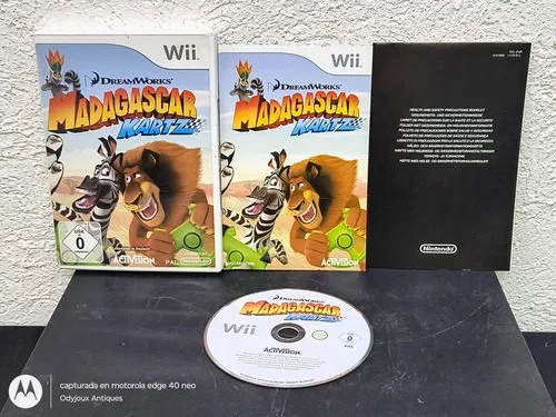 Madagascar Kartz Not For Resale Nintendo Wii Formato Pal — Gaming vintage