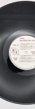 Disco Lp Acetato Super Bailables Dl Año Vol.4 Profomex 1986 Estándar — Audio vintage, años 80s (foto 6)