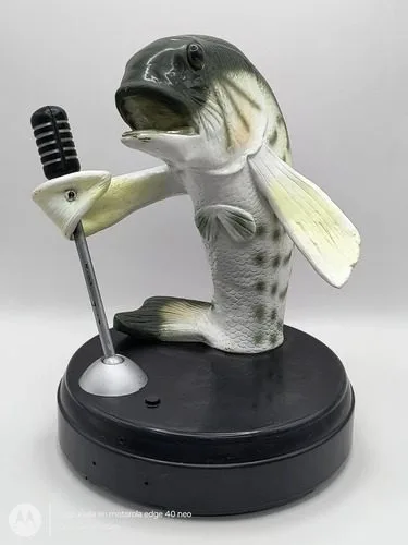 Pescado Cantante Super Estrella Big Mouth Billy Bass Vintage — Coleccionables vintage, años 90s