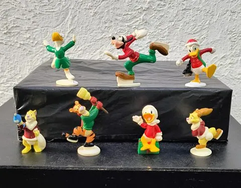 Figuras Sonrics Navidad Disney Pato Donald Tigger 7-pack