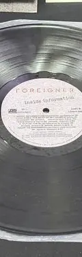 Disco Lp Vinilo Foreigner - Inside Information Atlantic 1987 — Audio vintage, años 80s (foto 7)