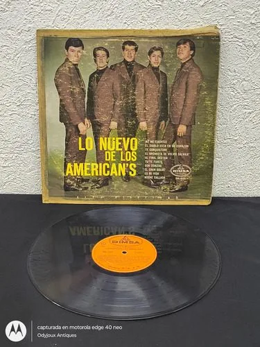 Disco Lp Vinilo Lo Nuevo De Los American's Dimsa 1966 Mexico Edición Limitada — Audio vintage, años 60s