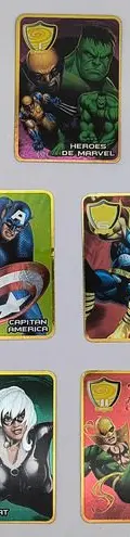 Lote Tarjetas Marvel Marinela 27-pack Año 2009 Original — Coleccionables vintage, años NOW (foto 3)