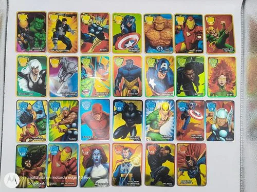Lote Tarjetas Marvel Marinela 27-pack Año 2009 Original — Coleccionables vintage, años NOW