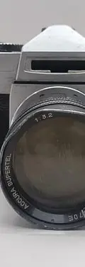 Cámara Análoga Petri Ftx 35mm Objetivo 135mm Para Reparación Gris Con Negro
