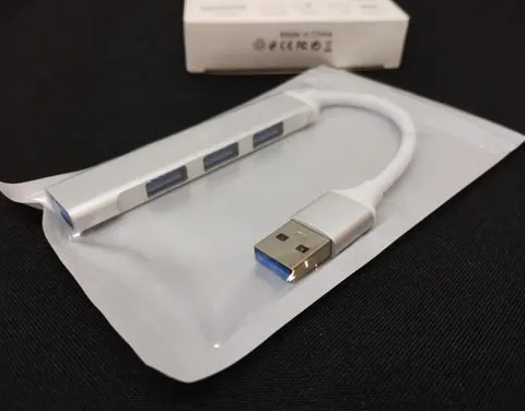 Divisor De Estación De Acoplamiento Usb 3.0 Hub 4 Puertos
