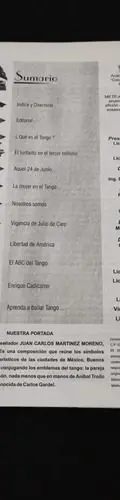 El Metejon Tango En México Época Ii #1 Año Dic 2001 — Coleccionables vintage, años NOW (foto 3)