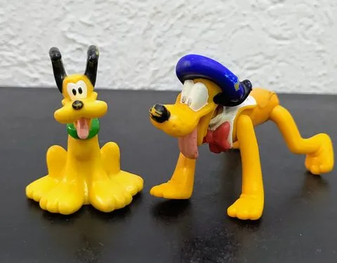Set Figuras Pluto Disney Mattel 2-pack Retro 2008 Original