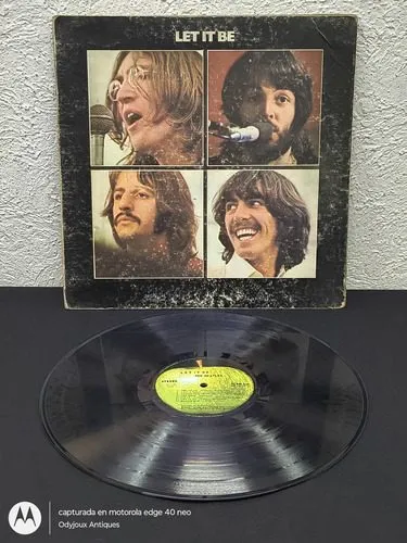 The Beatles - Let It Be Vinyl Lp Vinilo 1975 Emi Capitol Estándar