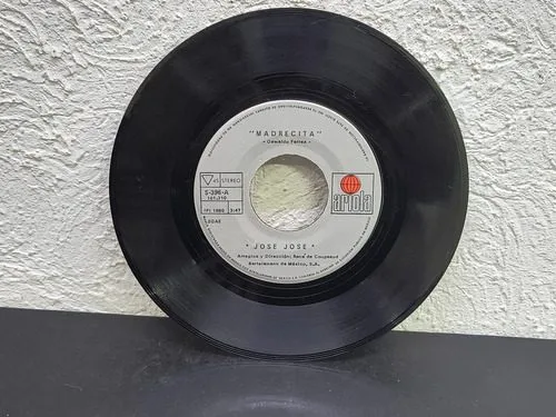 Vinilo Lp Jose Jose - Vuelvo A Sentir Y Madrecita 45rpm — Audio vintage, años 80s