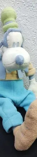 Peluche Goofy Tribilin Suave Disney Vintage 48cm Original Azul Claro Con Beige Y Verde — Coleccionables vintage, años 90s (foto 2)