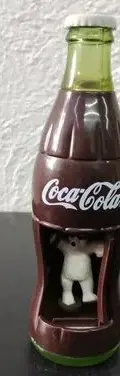 Botella De Cuerda Coca Cola Con Oso Polar Giratorio Año 2000 — Coleccionables vintage, años NOW (foto 2)