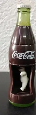 Botella De Cuerda Coca Cola Con Oso Polar Giratorio Año 2000 — Coleccionables vintage, años NOW (foto 4)