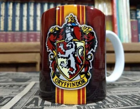 Taza Cerámica Harry Potter Gryffindor 11oz 325ml Rojo Gryffindor