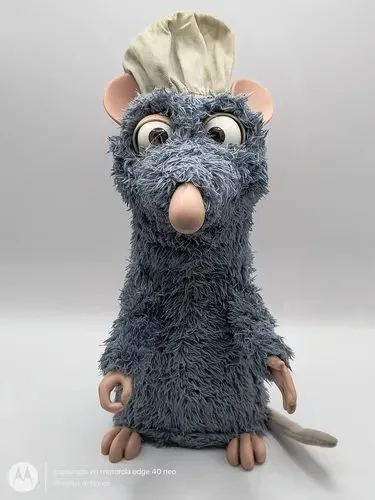 Peluche Remy Ratatouille Sonido/mov Disney Pixar 2008 Retro Azul Acero — Coleccionables vintage, años NOW