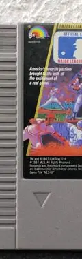 Mlb Major League Baseball Nintendo Nes Año 1988 Original — Gaming vintage, años 80s (foto 2)