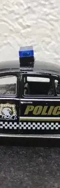 Volkswagen Beetle Policía Escala 1:32 Metalico 12cm Usado Negro — Coleccionables vintage (foto 7)