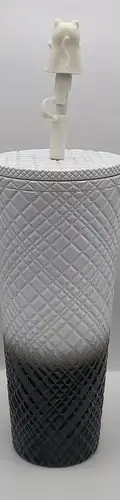 Vaso Starbucks Halloween Gato Fantasma Brilla Oscuridad 2024 Blanco