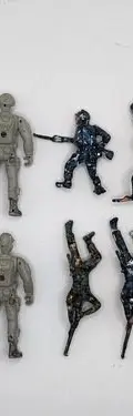 Lote Figuras D Acción Soldados Guerra Militar Y Policía 10pz — Coleccionables vintage (foto 2)