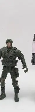 Lote Figuras D Acción Soldados Guerra Militar Y Policía 10pz — Coleccionables vintage (foto 5)