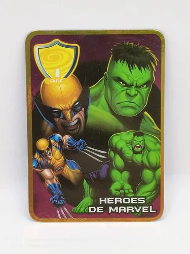 Tarjeta Marvel Marinela Heroes De Marvel Amarilla #1 Aire